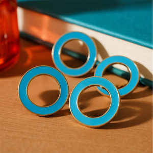 Металлические значки с голубой лентой - Product Image 4