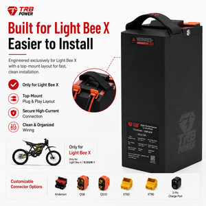 Batteria al Litio ad Alta Capacità 72V50Ah per Surron Light Bee X E-Moto 3600Wh Lunga Autonomia Alta Scarica TRB POWER Upgrade OEM - Product Image 6