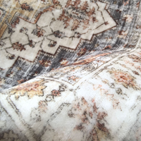 Kunstfell-Teppich für Wohnzimmer, Fleckresistent und Rutschfest, Sofa- und Heimteppich, Maschinenwaschbar