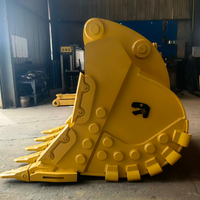 Bucket Batu RSBM 1700mm untuk Excavator CAT 349D 49 Ton, Bucket Penggalian Tugas Berat, Aksesoris Pertambangan Quarry