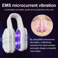 Clip de remodelage nasal confortable avec 5 modes de massage pour nez larges – Appareil de remodelage et d'amincissement du nez pour une beauté sublimée