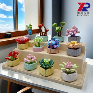 Runxing Toys <b>Plastic</b> Simulation Building <b>Blocks</b> Airplanes 51 Pieces Unisex for 8 to 13 Years Home Office Decoration - Product Image 5