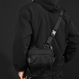 Bolsos <span class=keywords><strong>de</strong></span> Pecho Deportivos Casuales Impermeables Antirrobo, Bolso <span class=keywords><strong>de</strong></span> Hombro Unisex <span class=keywords><strong>de</strong></span> Moda, Bolso Cruzado Cuadrado Vintage con Nailon Resistente - Product Image 4
