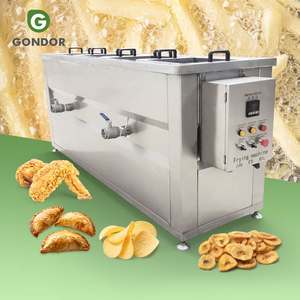 Freidora industrial a gas de gran capacidad para pollo y patatas fritas - Product Image 1