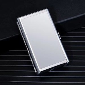 <span class=keywords><strong>Étui</strong></span> de cigarettes blanches <span class=keywords><strong>à</strong></span> Sublimation automatique, porte-<span class=keywords><strong>cigarette</strong></span> en métal Double face avec impression de <span class=keywords><strong>photo</strong></span>, 14 unités - Product Image 3