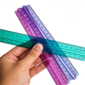 Regla de Plástico Recta de Alta Calidad, 30 cm, Varios Colores, para Estudiantes, Oficina y Escuela - Product Image 3