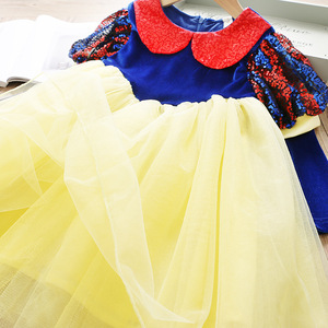 RTS otoño vestido de falda de niña <span class=keywords><strong>chica</strong></span> linterna manga larga falda vestido de niña vestido de la princesa - Product Image 2