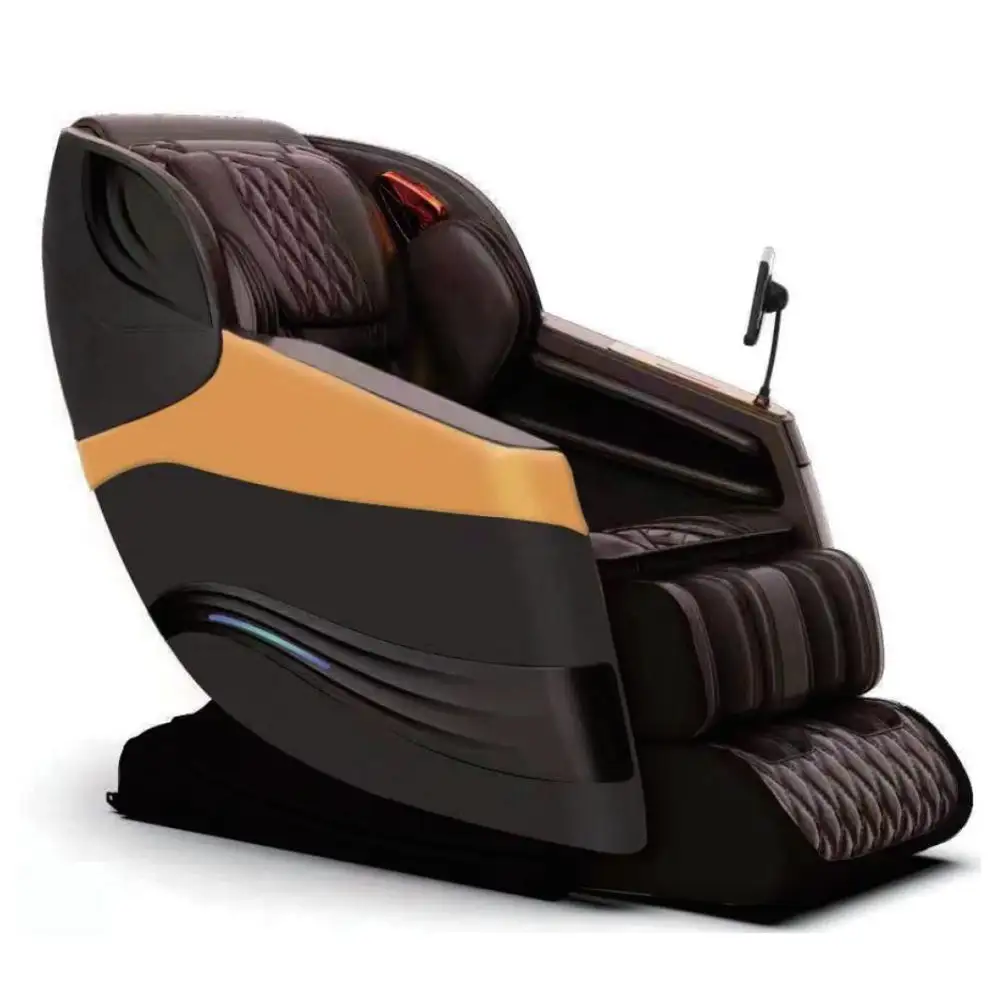 4D dual core Luxury Shiatsu Massage Chair Foot Spa Sl Track Full Body Massage Seat Zero Gravity Massage Chair