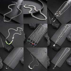 Venta al por Mayor de Collares de Acero Inoxidable de Moda, Joyería Versátil y Popular de Estilo Hip-hop para Hombres y Mujeres - Product Image 3
