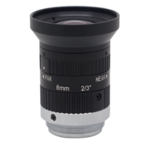 Obiettivo Industriale HIKROBOT Serie MF-E MVL-MF0824M-5MPE 8mm F2.4 5MP 2/3" C-Mount con Diaframma Manuale per Ispezione Visiva Industriale - Product Image 1