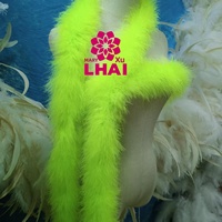 Écharpe en plumes de marabout fluorescentes 30g 35g 40g 45g 50g, écharpe en plumes de dinde, boas en plumes de dinde pour fête dansante et événements festifs