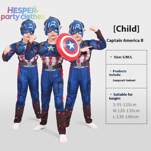 Disfraz de Halloween para Niños HESPER, Disfraz de Superhéroe Musculoso, Traje de Superhéroe Infantil para Halloween - Product Image 2