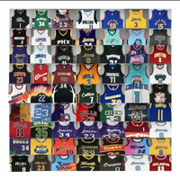 Nouveau maillot de basket-ball américain ensemble de sport costume de basket-ball de haute qualité bricolage gilet pour hommes séchage rapide adolescent
