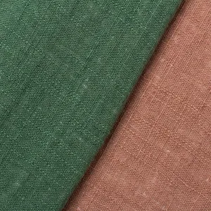 Высокопроизводительные специальные двойные Льняные ткани 36% льняные 64% хлопчатобумажная смесь мягкая хлопчатобумажная льняная ткань для дизайна одежды