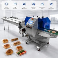 Machine d'emballage horizontale automatique Flow Pack pour l'emballage de produits alimentaires, cosmétiques, savons et articles de première nécessité