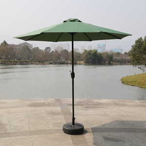 9ft 레스토랑 시장 야외 안뜰 우산 정원 파라솔 우산 기울기와 크랭크이있는 우산, 대형 수영장 카페 태양 우산 - Product Image 2