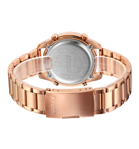 SKMEI 2143 relojes digitales árabes de acero inoxidable dirección islámica Qibla <span class=keywords><strong>Al</strong></span> Azan reloj de pulsera para oraciones musulmanas reloj Azan - Product Image 6