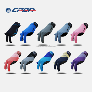 Gants de billard CPBA haut de gamme à trois doigts ouverts pour main gauche et droite, couleur unie - Product Image 3