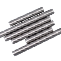 Barre filetée en acier inoxydable DIN975 DIN976 M8 M10 A2-70 304 316, boulon à tige filetée selon ASME B18.31.2