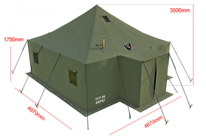 1 2 <span class=keywords><strong>5</strong></span> 10 20 30 40 50 persone grande tenda invernale in tela impermeabile resistente - Product Image 4