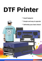 Machine d'impression numérique entièrement automatique FD70-4 DTF 60 cm Epson I3200 Nouvelle impression personnalisée pour tissus