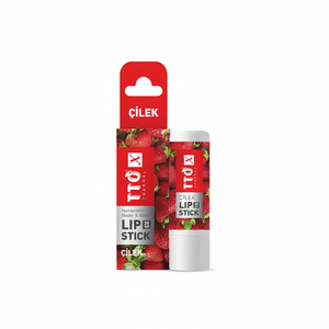 TTO-X Rouge à Lèvres Fraise SPF 20 5 Gr Non-Adhésif Nourrissant Hydratant avec Vitamine E Huile de Jojoba & Beurre de Karité Certifié CPSR - Product Image 2