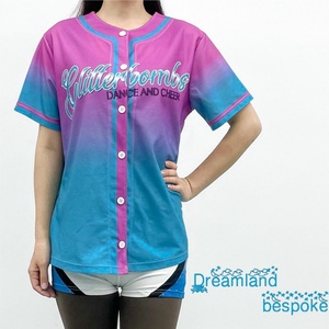 เสื้อเบสบอลปรับแต่งได้ประดับพลอยเทียมแวววาวสำหรับเชียร์ลีดเดอร์ - Product Image 1