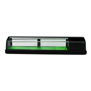 Thương mại một lớp duy nhất nhiệt độ cong kính Sushi hiển thị mát <span class=keywords><strong>Countertop</strong></span> Tủ bảo quản - Product Image 1