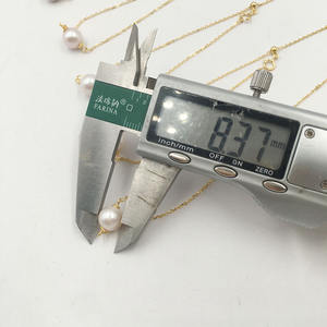 <span class=keywords><strong>Di</strong></span> ALTA QUALITÀ reale 925 del nastro del braccialetto regolabile 8-9mm perfetto rotonda d'acqua dolce della perla dei monili <span class=keywords><strong>di</strong></span> modo - Product Image 4