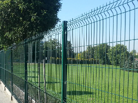 High Security 3d Curved Fence Panels 3d Welded Mesh Fencing 2500mm width