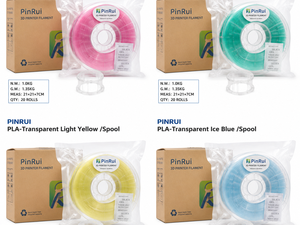 Filamento PETG Transparente PINRUI de 1.75mm para Impresora 3D, Cristalino, 7 Colores Translúcidos, Duradero, Compatible con Bambu Lab y Creality - Product Image 4