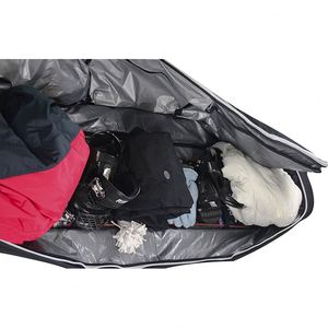 Échantillon gratuit : Grand sac à ski rembourré et sac à roulettes pour snowboard, pouvant contenir deux ensembles ou deux planches - Product Image 2
