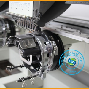 เครื่องเย็บปักถักร้อยด้วยระบบคอมพิวเตอร์6หัวความเร็วสูงสำหรับหมวก/เสื้อสภาพใหม่ใช้ในบ้านมอเตอร์แกนของ Chennai - Product Image 5