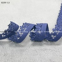 Bande élastique de haute qualité en polyester/nylon tissé sur mesure de 13 mm pour robe de mariée