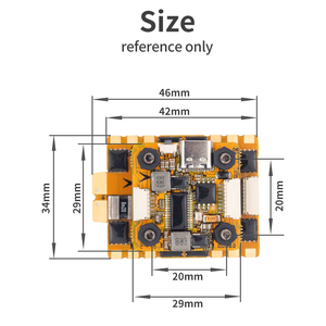 Flycolor 60A tháp cấu trúc lớp vỏ lõi chuyến bay không chổi than điều khiển động cơ điện tử phản ứng nhanh hệ thống FPV - Product Image 4