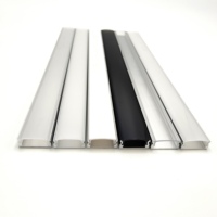 YG-1707 17*7MM Lumière linéaire LED Profils en aluminium linéaires LED Bande lumineuse LED Profil en aluminium avec diffuseur en PC