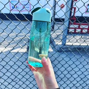 Bottiglia d'<span class=keywords><strong>Acqua</strong></span> Motivazionale in Plastica da 550ml con Logo Personalizzato, Alta Qualità, Portatile, per Promozioni - Product Image 2