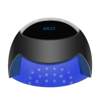 Lampe à ongles UV LED MissionRunway 603 PRO 72W haute puissance, sans fil, rechargeable, séchage rapide en 10 secondes, double lumière, capteur IR, faible chaleur, salon