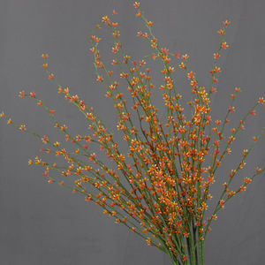 Flor Artificial de Sauce Plateado, Rama Individual, Plástico Suave, Ecológica, Decoración para Bodas - Product Image 1