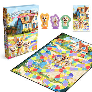 Serpents et échelles personnalisés en usine jeu de société pour enfants impression personnalisée accessoires de plateau De jeu vierge Juegos De Mesa Personalizados - Product Image 6