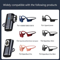 Adaptateur de chargeur magnétique USB C/pour IOS, câble de charge pour AfterShokz OpenRun Air/Pro/Aeropex AS800 S803
