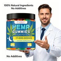 Gummies vitaminées à l'extrait de chanvre sous marque privée pour adultes : Soulagement du stress, amélioration de la mémoire, soutien du sommeil, énergie