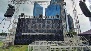 <span class=keywords><strong>Alquiler</strong></span> <span class=keywords><strong>de</strong></span> pantalla LED al aire libre apilamiento música Festival LED Video pared concierto escenario Fondo P4.8 P2.6 P2.9 P3.91 pantalla LED - Product Image 3