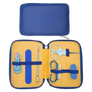 Wellflyer MS-854 Custom Kids Manicure Set 6 Stuks Hoge Kwaliteit Anti-Splash Nagelknipper Nagelborstel Cuticula Pusher Nagel Tool Kit