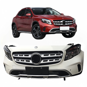 Para <span class=keywords><strong>Mercedes</strong></span> Benz <span class=keywords><strong>GLA</strong></span> W156 2017-2019 modelo de lujo montaje de rejilla de parachoques delantero parachoques de coche caliente y Popular - Product Image 4