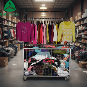 Camiseta <span class=keywords><strong>de</strong></span> Mujer Marca Gracer, Cuello Alto, Manga Larga, <span class=keywords><strong>Ropa</strong></span> Casual para Adultos, <span class=keywords><strong>Ropa</strong></span> <span class=keywords><strong>de</strong></span> Segunda Mano <span class=keywords><strong>de</strong></span> Calidad - Product Image 3