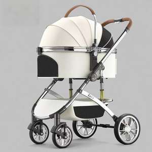 BELLO LD10PRO Lüks 4 Tekerlekli Taşınabilir Evcil Hayvan Taşıma Arabası Katlanabilir Köpek Taşıyıcısı Büyük Kapasiteli Araba/Tekne/Tren Uyumlu - Product Image 5