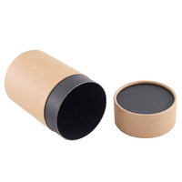 Boîte ronde en papier cylindrique personnalisée, emballage cadeau, boîte à thé, ornement, cosmétique, maquillage, boîtes en carton pour le stockage