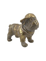 Nouveau dessin animé Bull Terrier Statue résine oeuvre pièce décorative pour la décoration extérieure de jardin à la maison