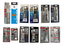 Perekat Silikon Abu-abu Berkualitas Tinggi 999 Tahan Air Tahan Suhu Tinggi RTV Sealant 85G